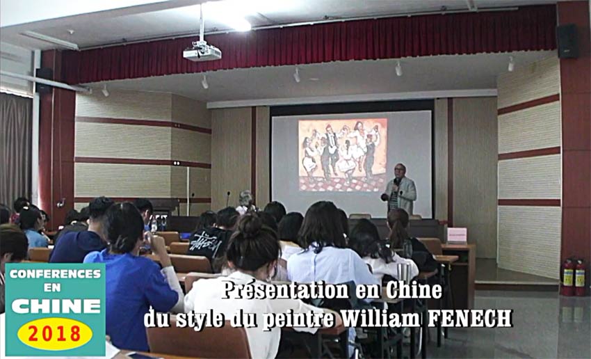 Conférence Chine William Fenech - Mai 2018