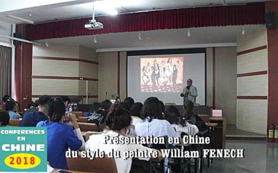 Conférence en Chine « L’expressionnisme du peintre W. Fenech »